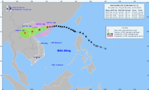 bao so 3 wipha giat cap 11 va co kha nang manh len, cach quang ninh hai phong 275km hinh anh 1
