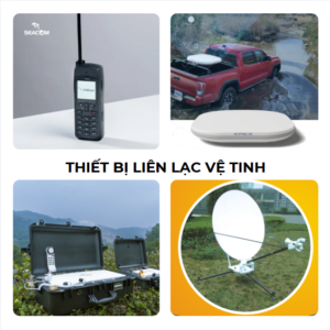 Thiết bị liên lạc vệ tinh do Seacom cung cấp
